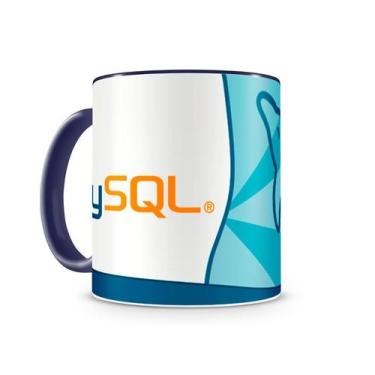Imagem de Caneca Linguagem MySQL color Azul (ATG2264) - Geek Premiere