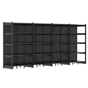 Imagem de Rack Gôndola Parede 1 Inicial 3 Continuações 2,00m 5 Níveis 4560kg Fit Amapá