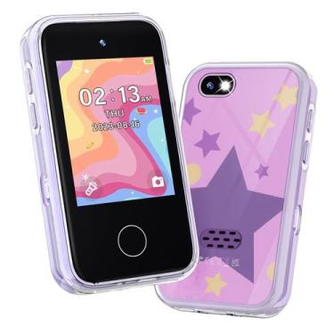 Imagem de Toy Phone Joyjam para crianças de 3 a 8 anos com câmera dupla e jogos