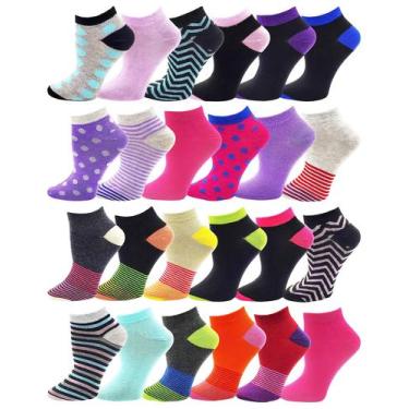 Imagem de Meias de tornozelo com renda de inverno para mulheres e meninas, pacot