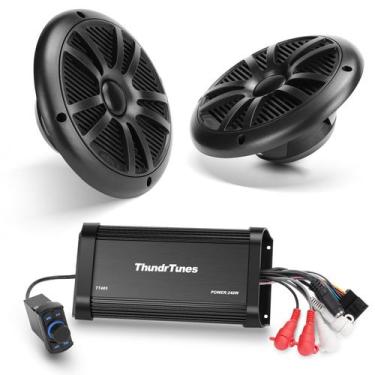 Imagem de Amplificador Bluetooth Sistema de Áudio ThunderTunes Marine 240W - Thu
