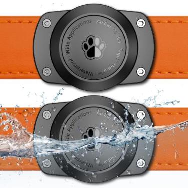 Imagem de Suporte de coleira para cães CITYWAY IPX8 impermeável para AirTag (pac