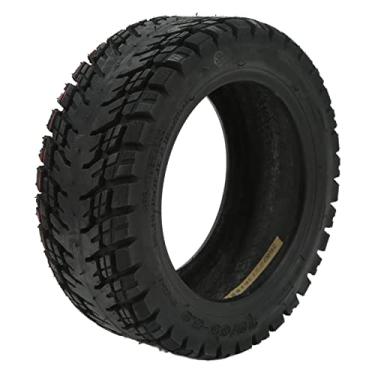 Imagem de Luocute 11 in Pneu de Scooter Elétrica, 90/65-6,5 Pneu Sem Cigarro Anti-deslizamento de Borracha para Mini Bolso de Pit de Pit de Pit de Bolso