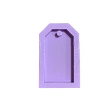Imagem de R81 Molde de silicone tag chaveiro resina - confeitaria dos moldes