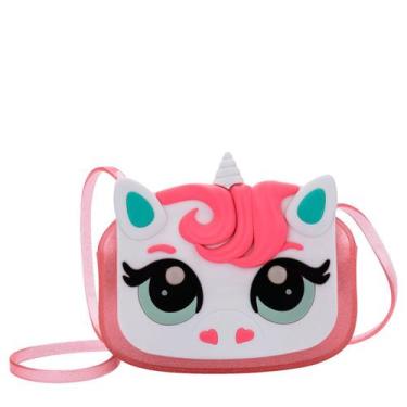 Imagem de Bolsa Mini Melissa Dreamy Uni Bag Glitter Rosa Metalizado
