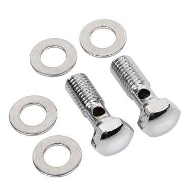 Imagem de YDLMT Kits de parafuso de respiro de cabeça cromada para Harley Electra Glide Road Glide Road King Dyna FXDWG Softail FXSTC Sportster XL XLH 1200 883