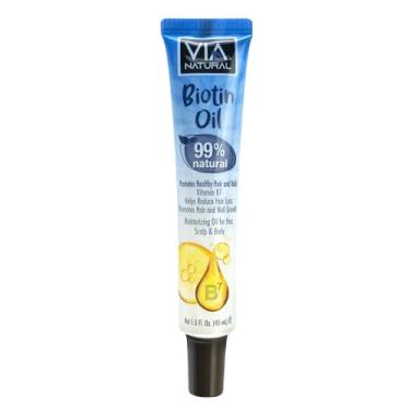 Imagem de Via Natural Óleo de biotina 99% natural 1,5 ml (pacote com 1)