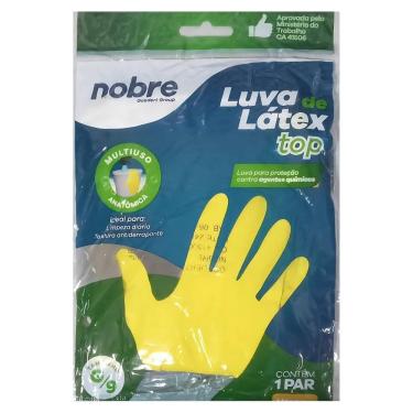 Imagem de Luva De Borracha/Latex Top G Amarela Ca 41506 - Nobre