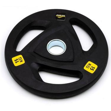 Imagem de Anilha Olímpica Borracha 15 Kg Ahead - Absolute - Preto