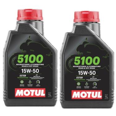 Imagem de OLEO MOTUL 5100 15W50 4T kit com 2 litros Semi Sintético Bmw Ducati