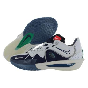 Imagem de Nike G.T. Cut 3 Tênis de basquete masculino, Branco/Azul-marinho Midnight - branco, 14.5 Women/13 Men