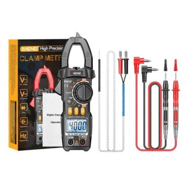 Imagem de Alicate Amperímetro Digital Profissional ANENG PN107+ com NFe, Vermelh