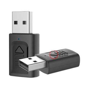 Imagem de Transmissor E Receptor De Áudio Bluetooth 5.3, Dongle USB AUX De 3.5mm
