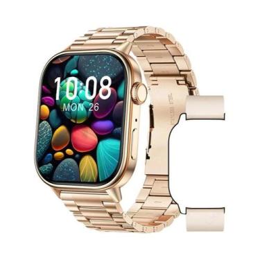 Imagem de Relógio Inteligente Masculino Com Chamadas Bluetooth, GPS, Monitoramen