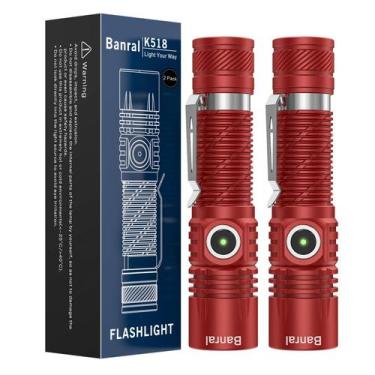 Imagem de Lanterna Banral K518 Tática Recarregável High Lumens