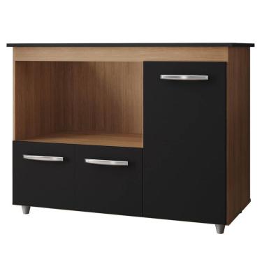 Imagem de Balcão para Cooktop 5 Bocas 3 Portas com Tampo Cortado Anita