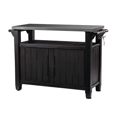 Imagem de Mesa Lateral Keter para Churrasco – Estilo, Praticidade e Resistência para Seu Espaço Gourmet