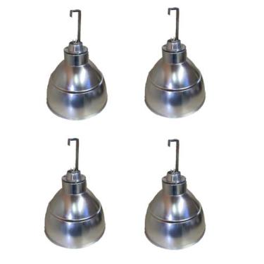 Imagem de Kit com 4 Luminaria Industrial 16" Bocal E-40 C/Gancho - Luminarias