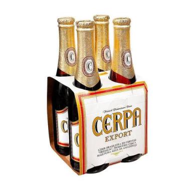 Imagem de Cerveja Cerpa Export 355ml Puro Malte Pack 4 da Amazônia