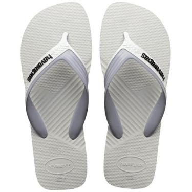 Imagem de Chinelo dual havaianas, Branco, Cinza, 41