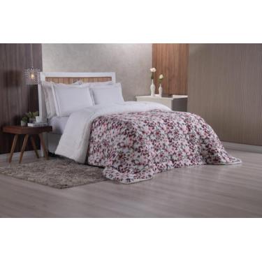 Imagem de Edredom Sherpa Cobertor e Coberdrom Estampado - KING - Empório do Enxo