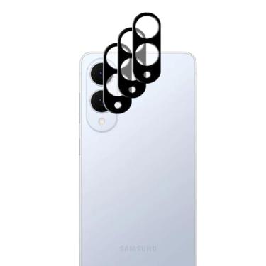 Imagem de UZWZW Pacote com 3 protetores de lente de câmera de vidro temperado para Samsung Galaxy S25 Edge 5G [não afeta o flash]