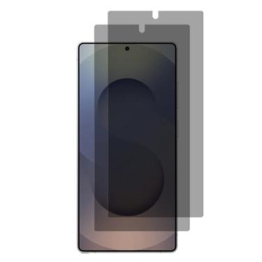 Imagem de Pacote com 2 protetores de tela de privacidade para Samsung Galaxy S25 Ultra 5G 17.5 cm vidro temperado privado anti-espião