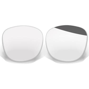 Imagem de Ensky HardyShield Lentes de reposição fotocromáticas para óculos de sol Ray-Ban Meta Wayfarer RW4008 53 mm armação inteligente - à prova de arranhões, garantia de ajuste perfeito