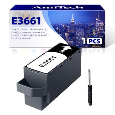 Imagem de ARTITECH Caixa de manutenção de tinta T3661 para impressora XP-15000 XP-6100 XP-970 XP-8700 XP-8800 XP-6000 XP-8600 XP-8500 (T366/T3661/T366100, 1 pacote)