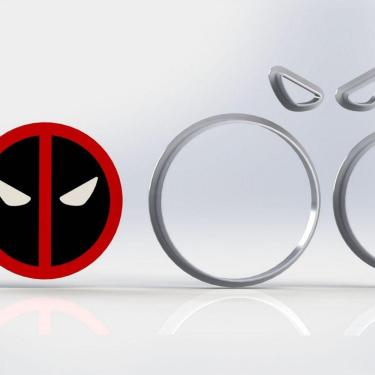 Imagem de Cortador Deadpool Modular Mod 2 Tamanho 5Cm