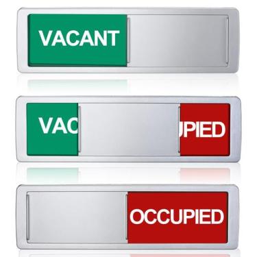 Imagem de Sinal de privacidade Sintuff Vacant Occuped for Home Office, 3 unidade