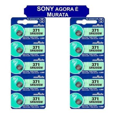 Imagem de 10 Baterias Sony 371 Sr920sw 1.55v Relógio Original