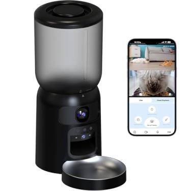 Imagem de Cat Feeder, Automatic Dog Feeder with Camera, Cat Food Dispenser, 5G WiFi Pet Feeder with 2-Way Audio, Timed Pet Feeders, Motion Detection& Nightvision&120°Wideangle