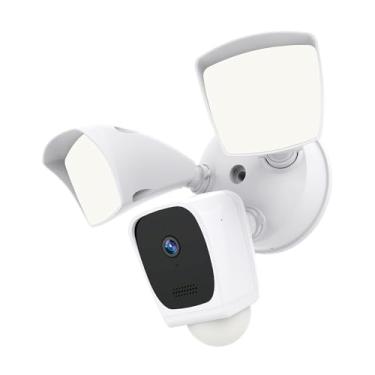 Imagem de Câmera De Segurança 97A Externa 3MP Ultra HD WiFi 2.4G com Potente Holofote LED 2500LM, Visão Noturna Infravermelho 8m, Sensor De Movimento PIR 270° e Carcaça Metálica IP65
