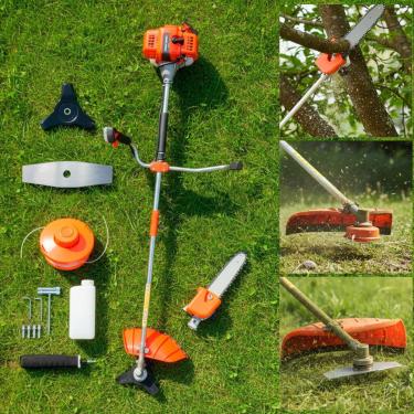 Imagem de Roçadeira Multifuncional Á Gasolina 3hp 75cc + Motopoda