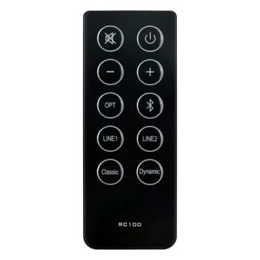 Imagem de Beyution Controle remoto de substituição RC100 adequado para sistema de alto-falante de som Edifier RC10D R2000DB