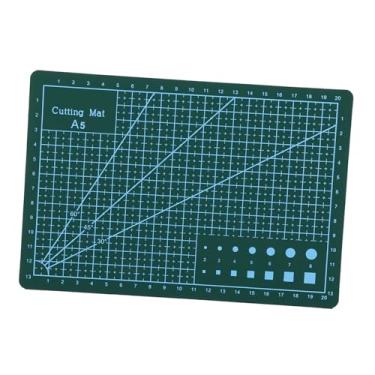 Imagem de Tapete de Corte de PVC Resistente A5, Ferramenta DIY Artesanal de Autocura para Proteção de Mesa de Trabalho de Corte [suprimentos de artesanato] (Verde)