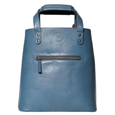 Imagem de Argali Wines Sacola de vinho de couro genuíno da coleção premium - comporta 2 garrafas, compartimento para telefone e bolso saca-rolhas, presente elegante para homens e mulheres, transportador de