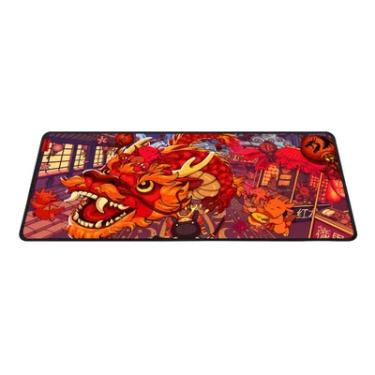 Imagem de Mouse Pad Deskmat Redragon Flick Xl Extra Grande 90x40cm Special Edition Festival Do Dragao  - P032fd