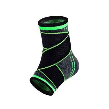 Imagem de Tornozeleira Ortopédica Elástica Alta Compressão Ajustável