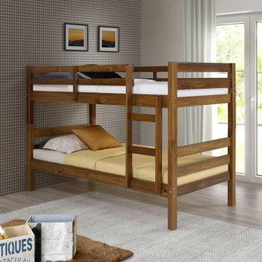 Imagem de Beliche Teen Em Madeira Maciça Mv Outlet Castanho