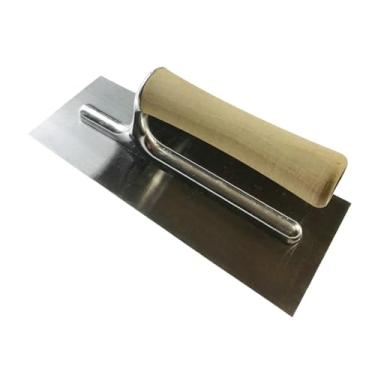 Imagem de Bothyi Desempenadeira de Gesso com Cabo Ergonômico, Fácil de Usar, em aço Inoxidável, Ideal para Acabamento em Alvenaria E Construção.