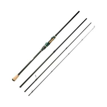 Imagem de Vara de Pesca de Carbono Portátil - Giratória e de Fundição - 4 a 5 Se