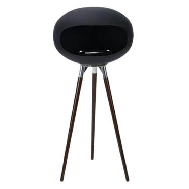 Imagem de MotiveTech Lareira elétrica para casa, aquecedor, escritório, sala de estar, multifuncional, moderna, fácil de usar e limpar, com acessórios, Black 113 Cm H