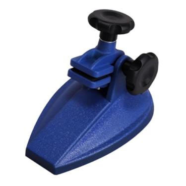 Imagem de Bothyi Suporte para micrômetro, ferramenta de medição, base com botões de fixação, ângulo ajustável profissional, suporte azul para ferramentas de corte, Comprimento 15.6 Cm