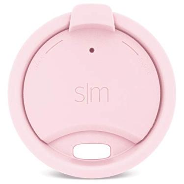 Imagem de Simple Modern Tampa giratória para copo | Substituição reutilizável serve apenas em aço inoxidável simples e moderno, clássico, viagem, escoteiro para viagem garrafa de água | Coleção clássica | Blush