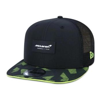 Imagem de Boné New Era 9Fifty Trucker McLaren F1 Team Lando Norris Unissex - Preto e Verde-Unissex
