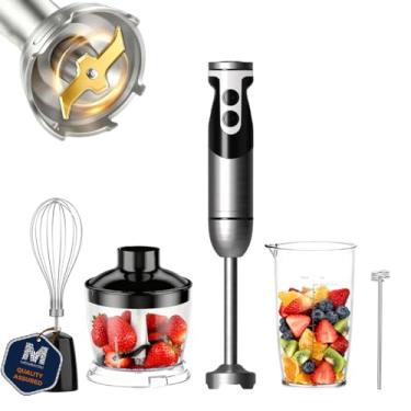 Imagem de MegaWise Pro Hand Blender Nova versão 2025 (preto, 5 em 1)