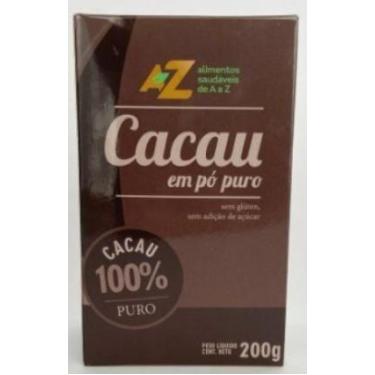 Imagem de Caixa - Cacau em Pó 100% Alcalino 200g AZ - AZ Alimentos