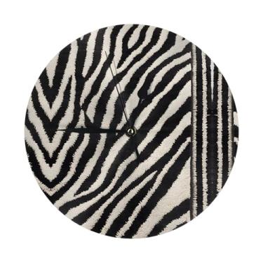 Imagem de ZERAOKE Animal - Relógio de parede redondo moderno - silencioso sem tique-taque operado por bateria, decoração de mesa ou parede para sala de estar, quarto, escritório.